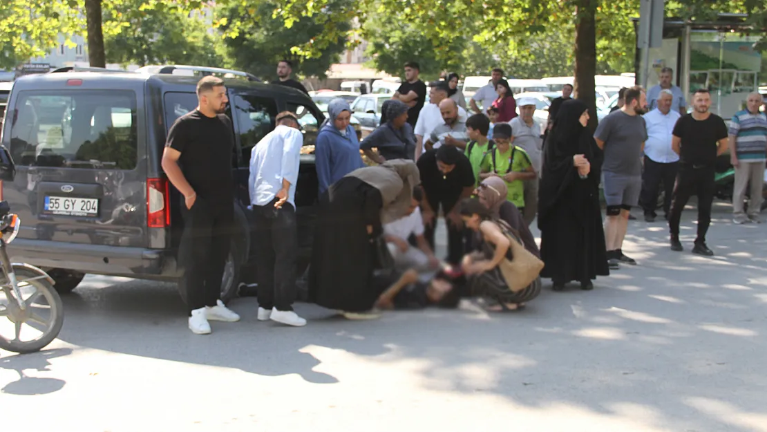 Çarşamba'da otomobille motosiklet çarpıştı: 1 yaralı