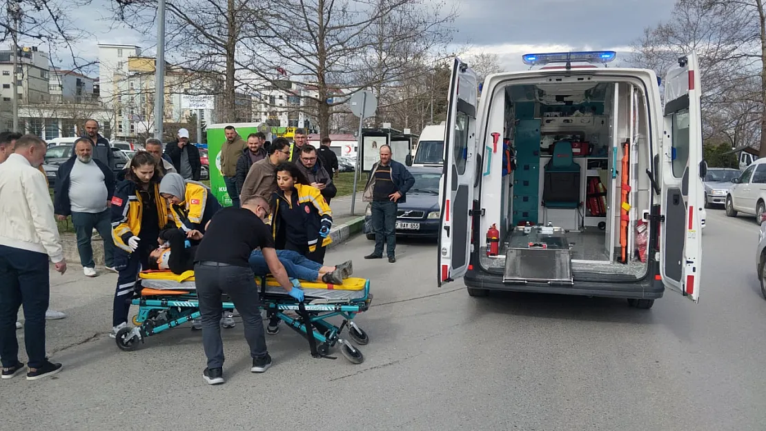 Çarşamba'da trafik kazası: 1 yaralı