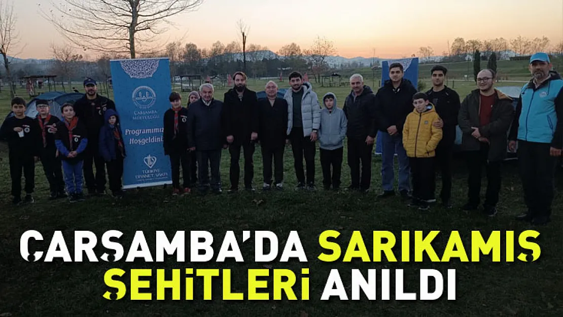 Çarşamba Müftülüğünden Sarıkamış Şehitlerini anma etkinliği