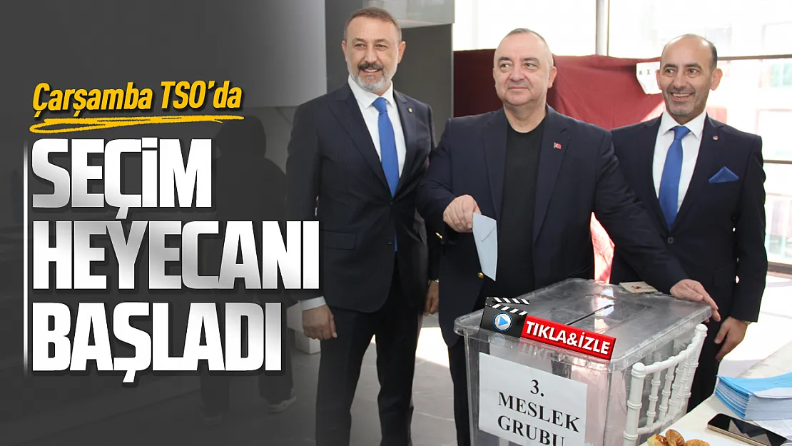 Çarşamba TSO'da üyeler sandık başına gidiyor