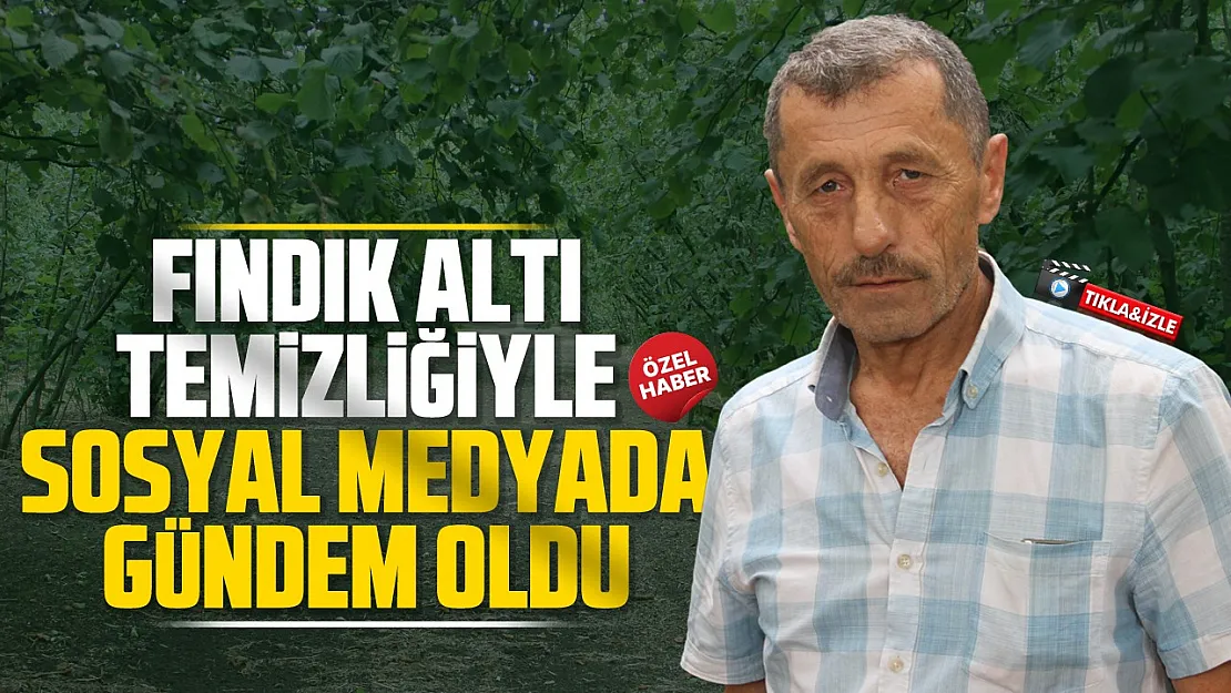 Çarşambalı üreticinin bahçesi sosyal medyayı salladı