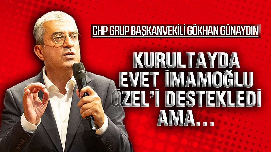 CHP Grup Başkanvekili Gökhan Günaydın Samsun'da konuştu