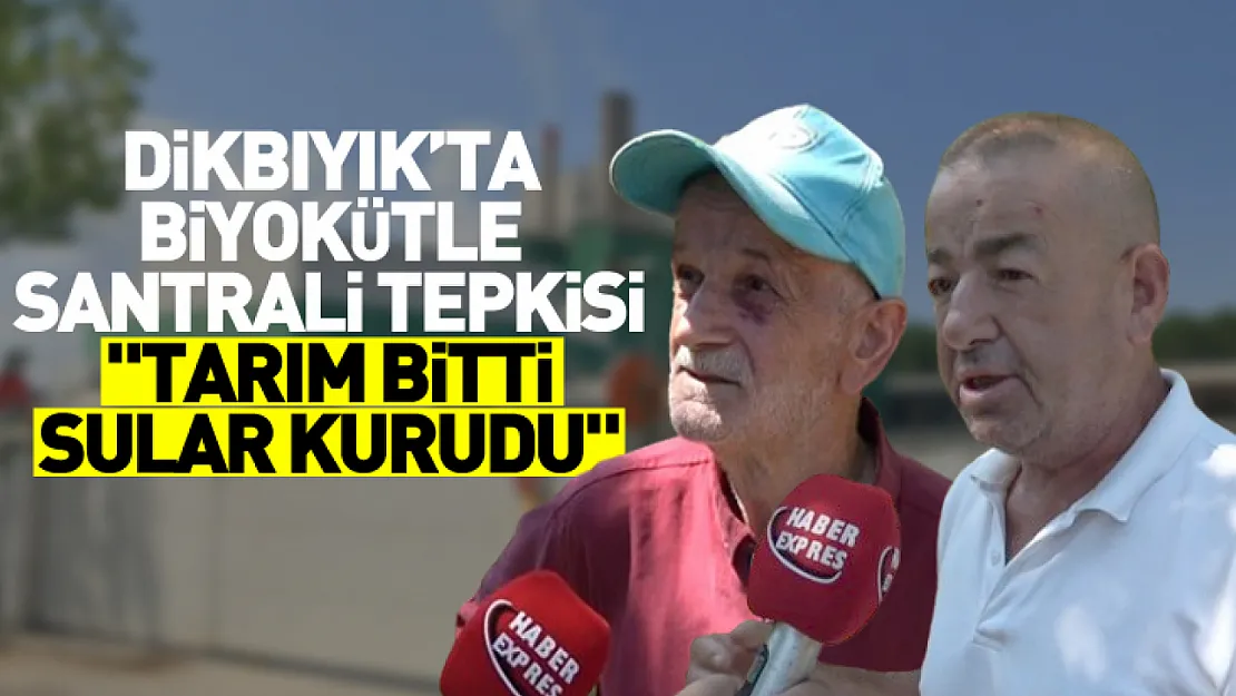 Dikbıyık'ta Biyokütle Santrali Tepkisi: