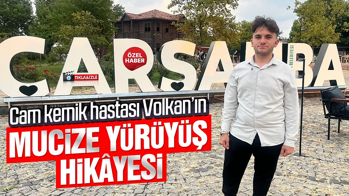 Doktorlar yürüyemez dedi, o pes etmedi: Şimdi Çarşamba'yı tanıtıyor