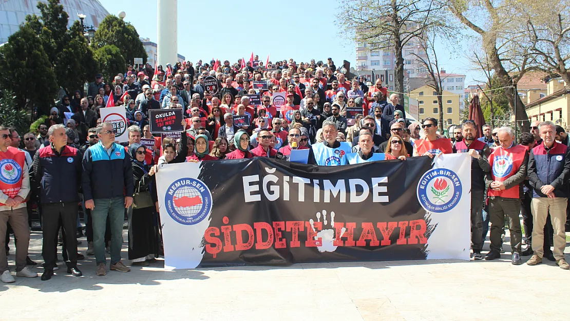 Eğitim sendikalarından Şiddet'e ortak tepki 'Bu bir beka meselesidir!'