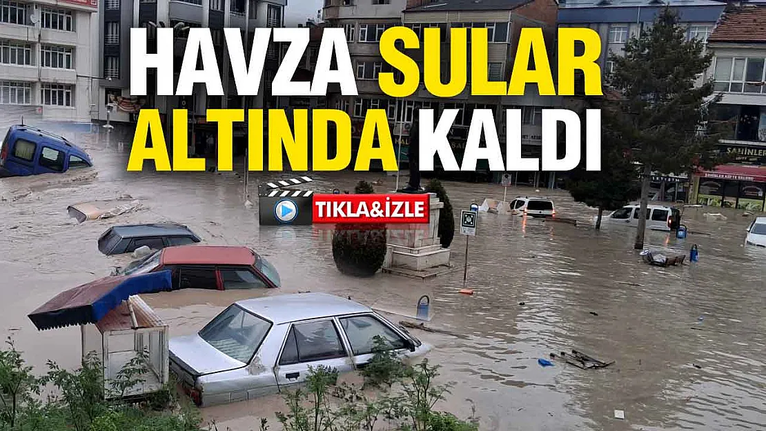 Havza'da sel felaketi