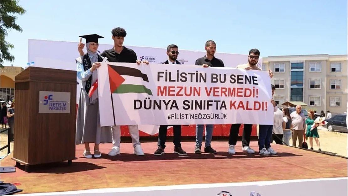 İletişim Fakültesi mezunlardan Filistin 'e destek