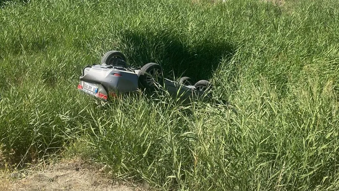 Kırıkkale'de otomobil takla attı yaralılar var !