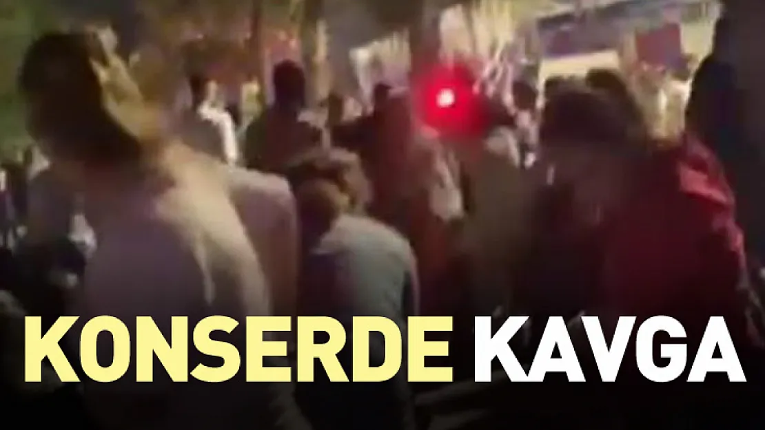 Konserde kavga