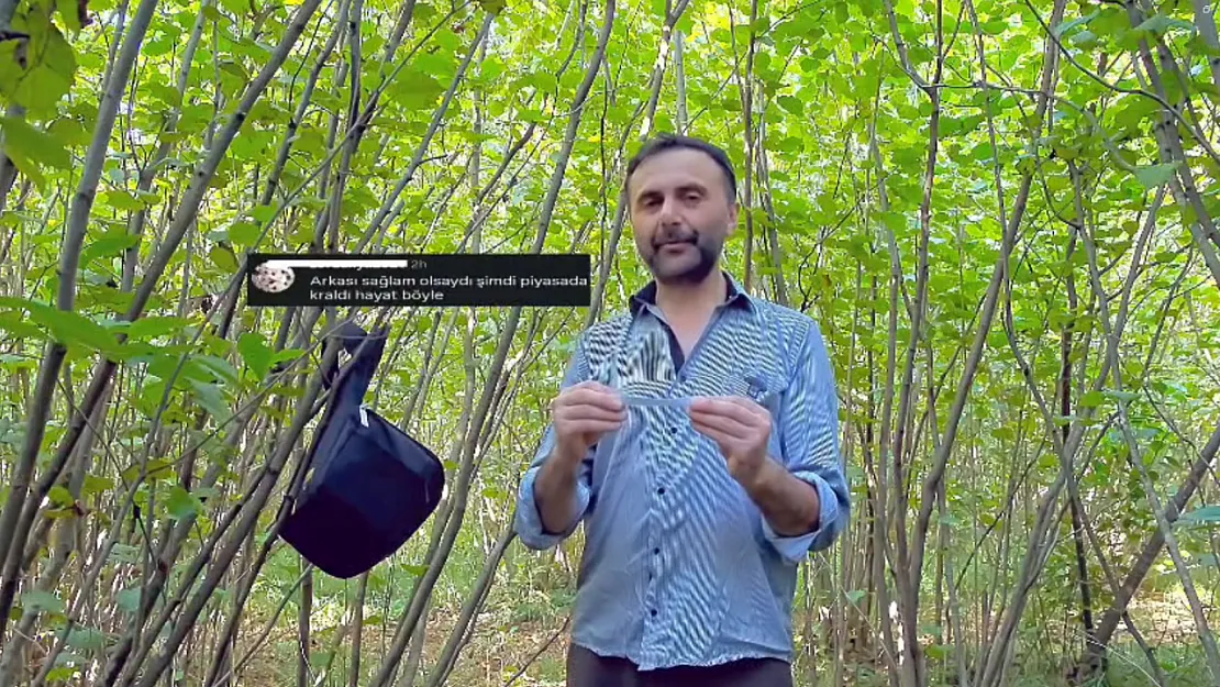 Murat Bulut'tan fındık bahçesinde güldüren video