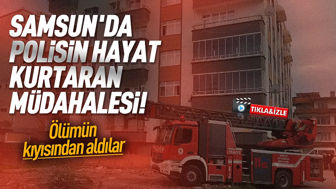 Samsun Çarşamba'da 4 ayrı suçtan aranan şahıs intihara kalkıştı