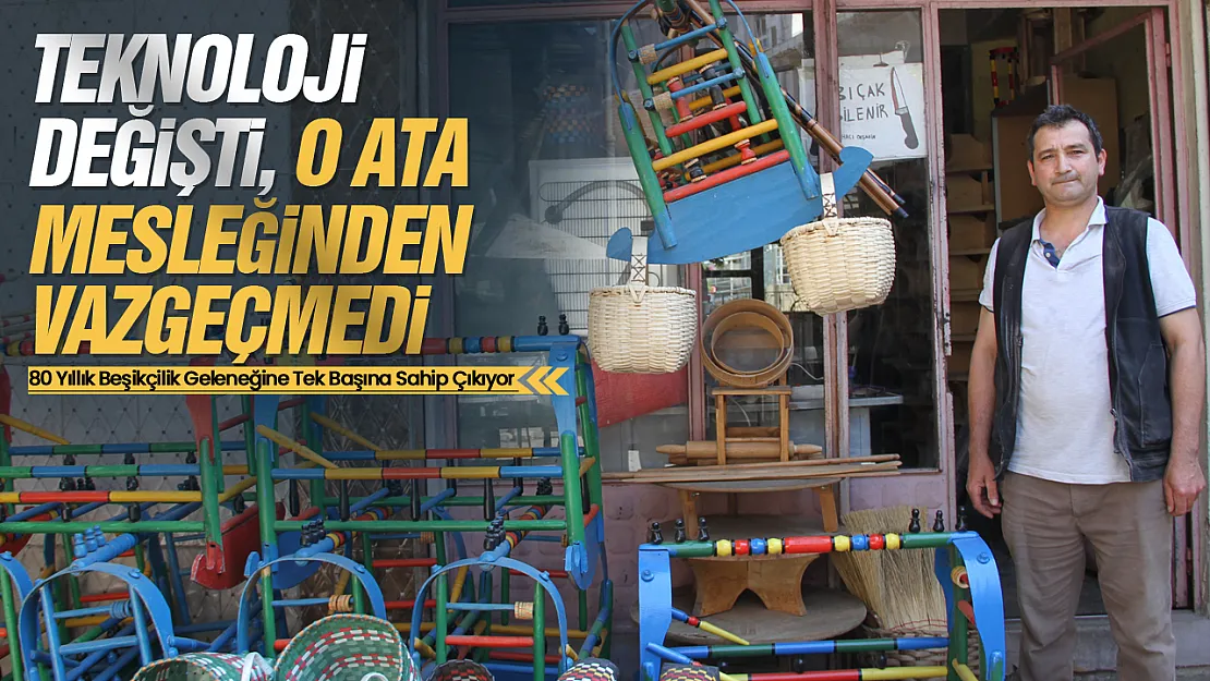 Samsun Çarşamba'da üç kuşaktır yaşatılan beşikçilik geleneği zamana direniyor