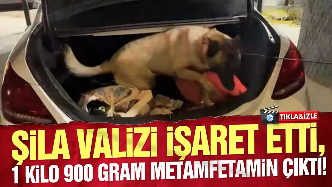 Samsun'da 1 kilo 900 gram metamfetamini buldu