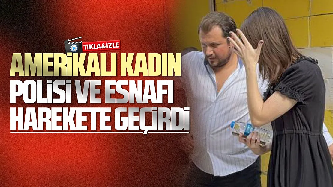 Samsun'da çatıya çıkan genç kadın ekipler tarafından indirildi