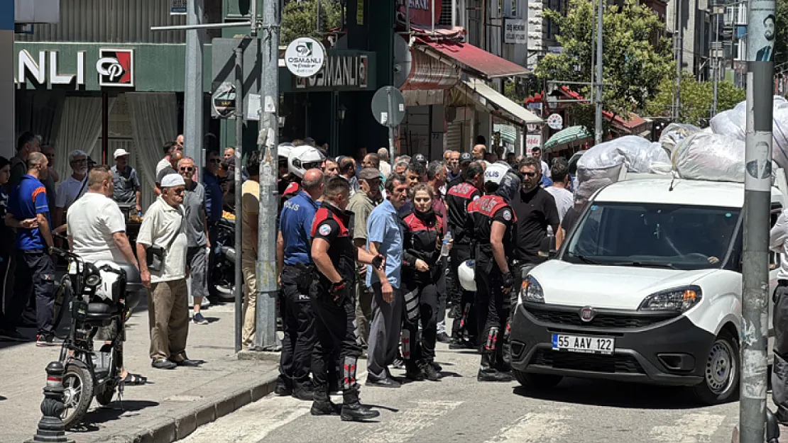 Samsun'da polise mukavemet