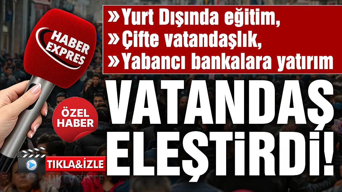 Samsun'da siyasilerin ve bürokratların çocuklarının yurt dışında okumasına vatandaştan tepki
