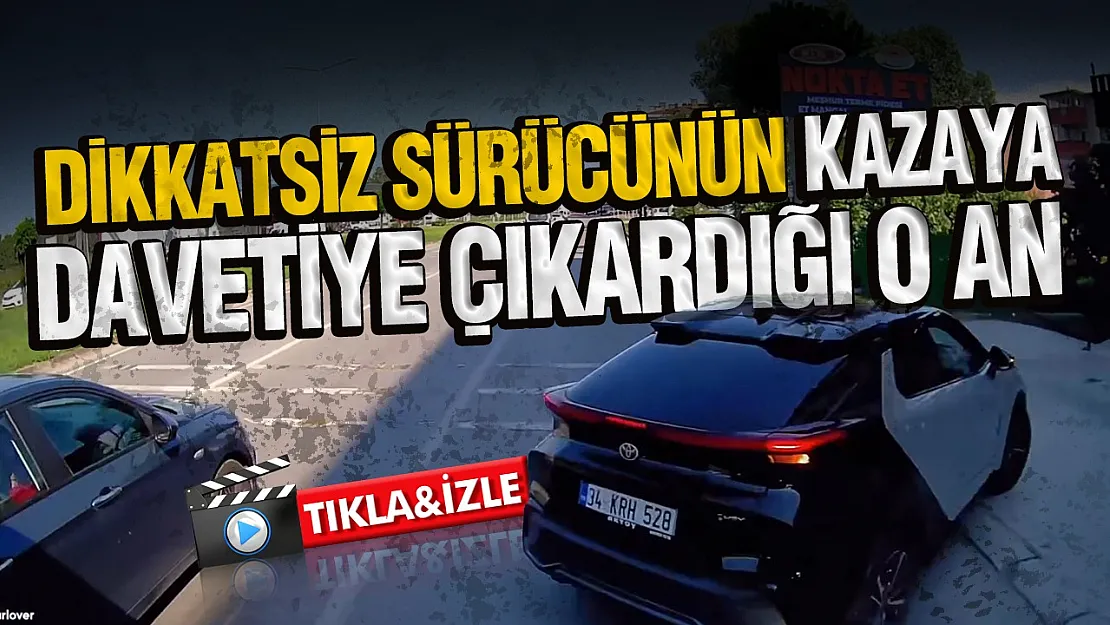 Samsun'da Tır şoförünün refleksi olası facianın önüne geçti