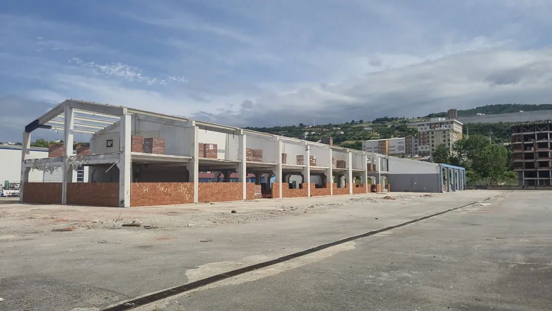 Samsun'da yeni otogar inşaatı sürüyor