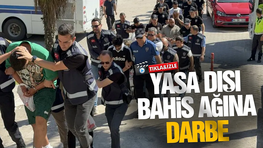Samsun merkezli yasa dışı bahis operasyonu: 20 şüpheli adliyede