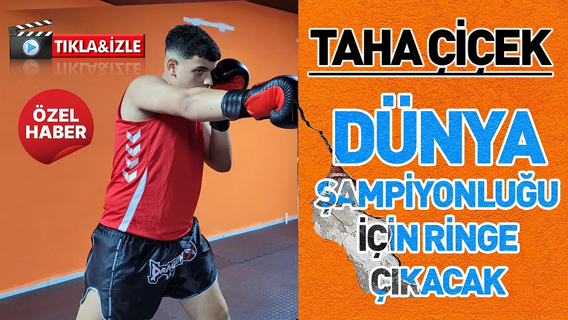 Samsunlu milli sporcu Taha Çiçek'in hedefi dünya şampiyonluğu