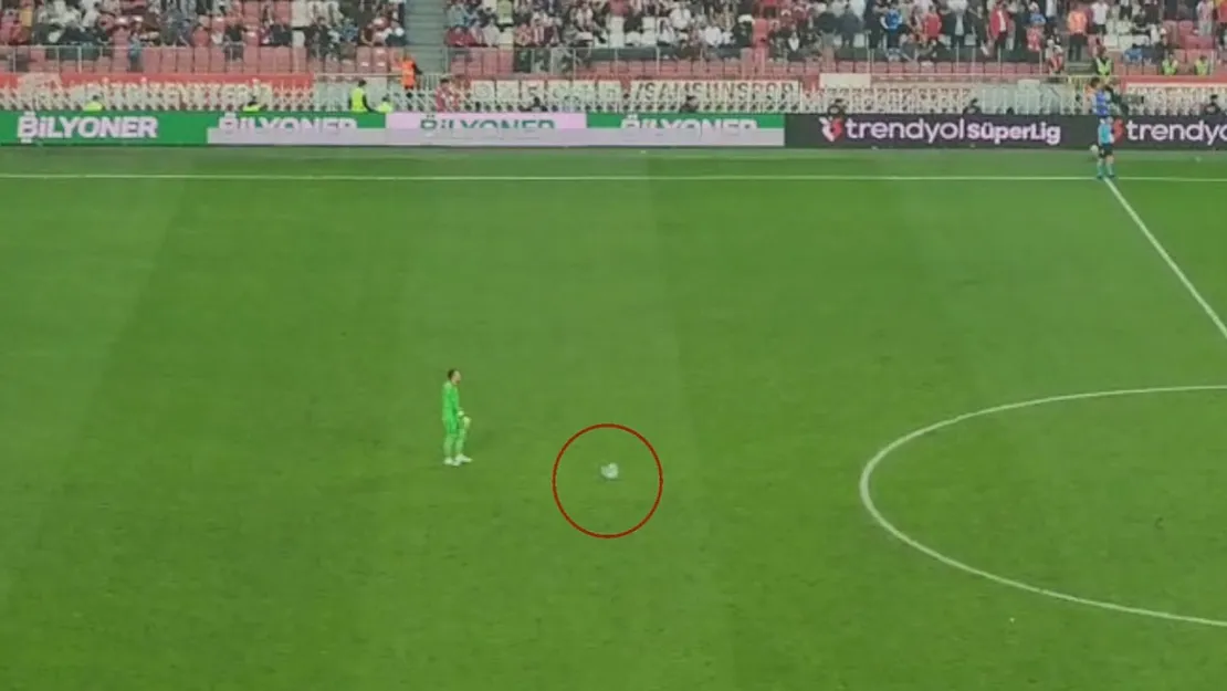 Samsunspor – Rizespor maçında beklenmedik detay