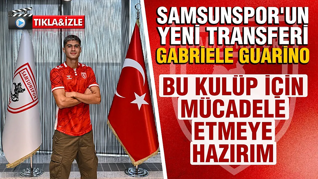 Samsunspor'un yeni transferi Gabriele Guarino
