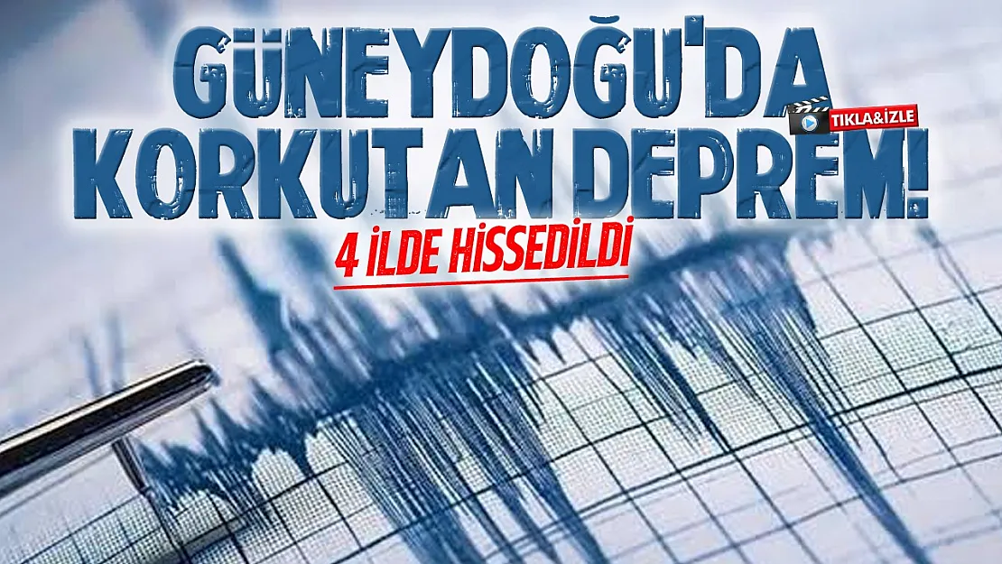 Şanlıurfa'da korkutan deprem: Çevre illerde de hissedildi