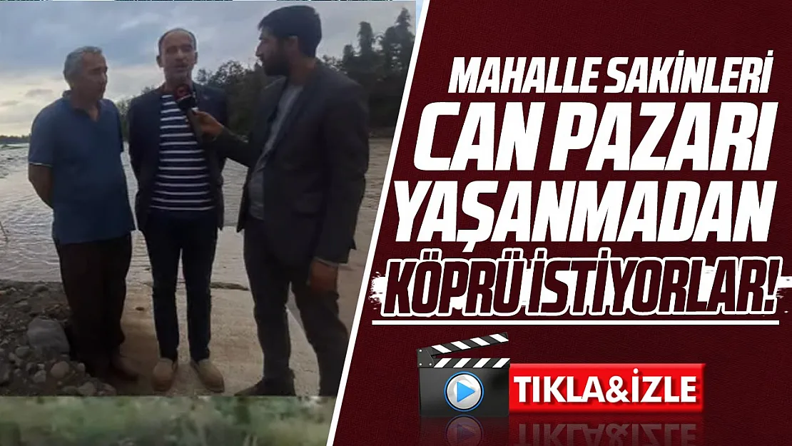 Terme'de vatandaşlar yıllardır köprü bekliyor