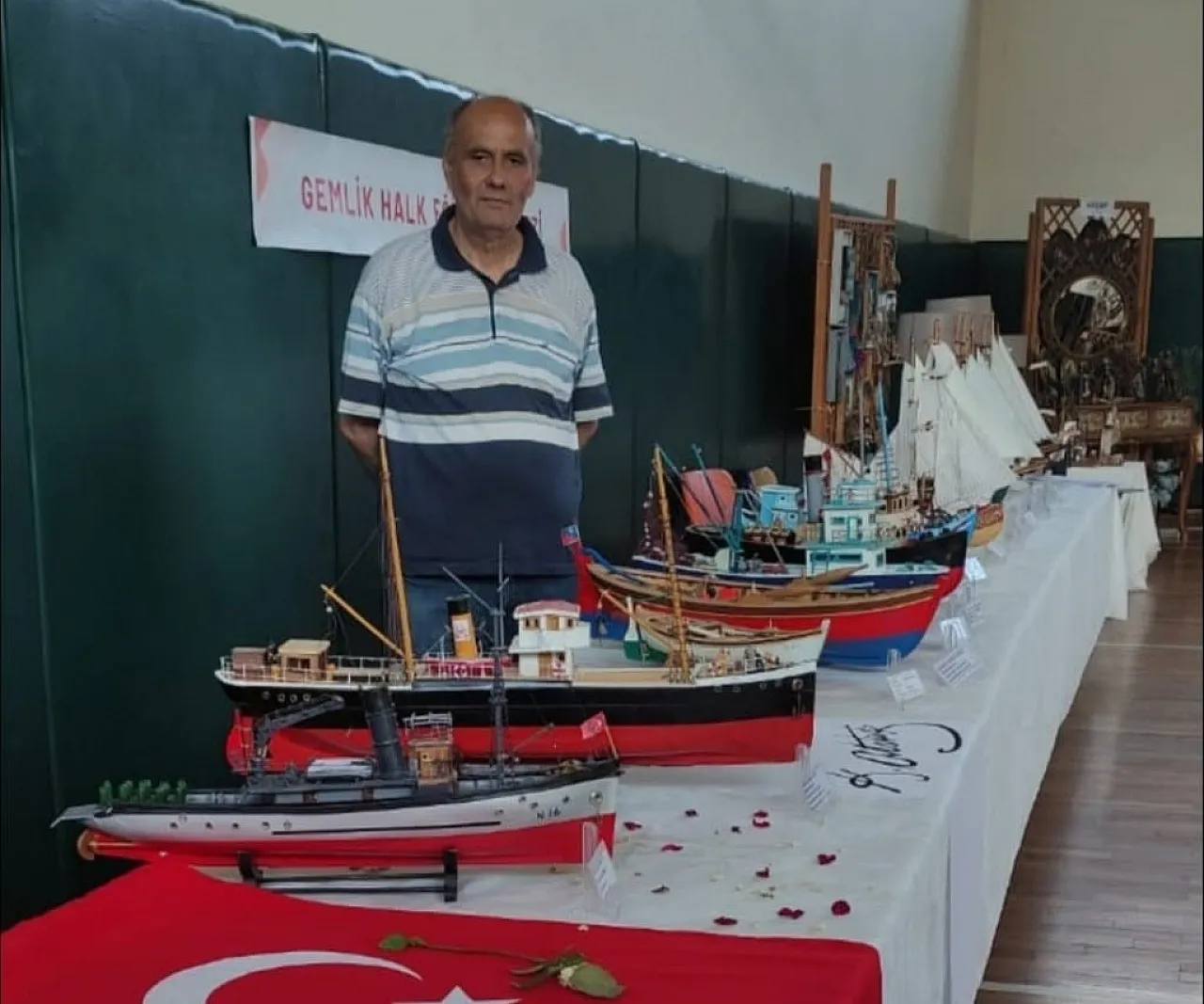 El emeğiyle tarihe yolculuk Savaş gemilerini birebir ölçekle üretiyor