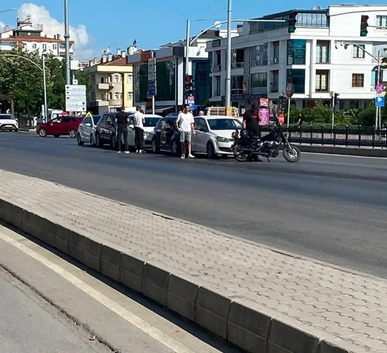 Samsun'da zincirleme kaza