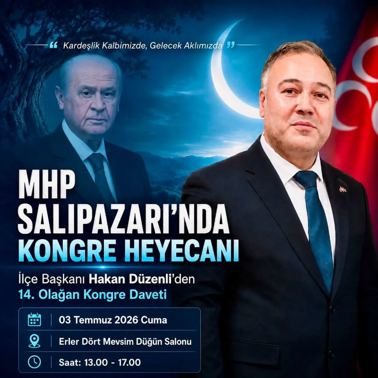 MHP Salıpazarı'nda kongre heyecanı