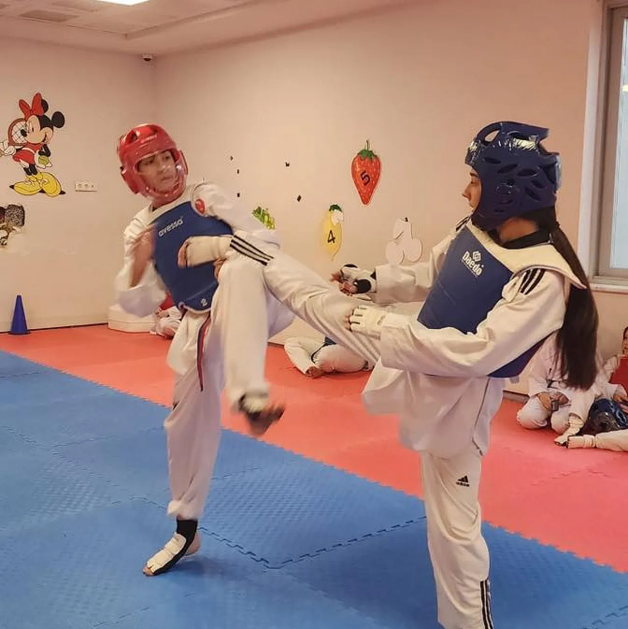 İki ilçe tek antrenman: Tekvandoda başarı için buluştular