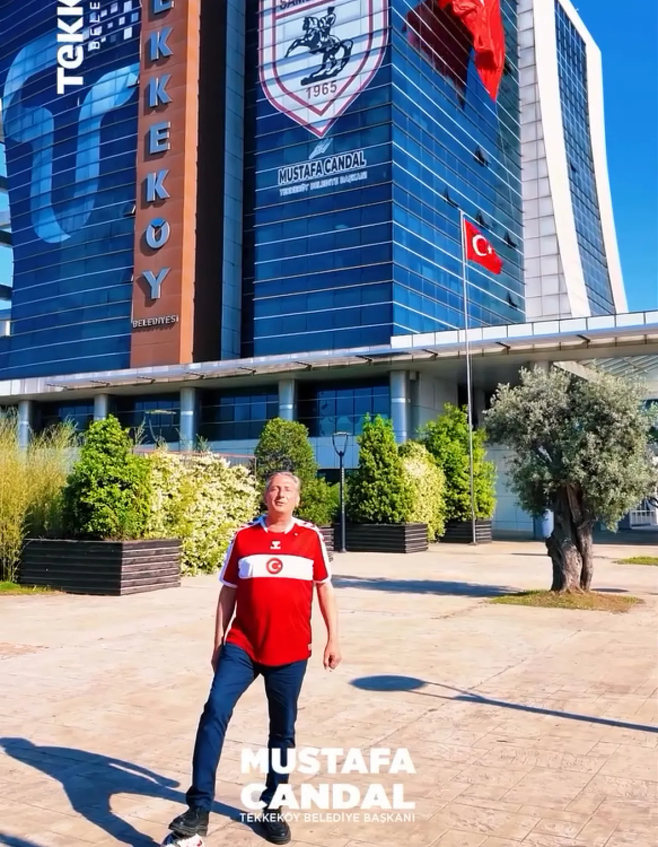 Tekkeköy'den A Millî Takıma videolu destek
