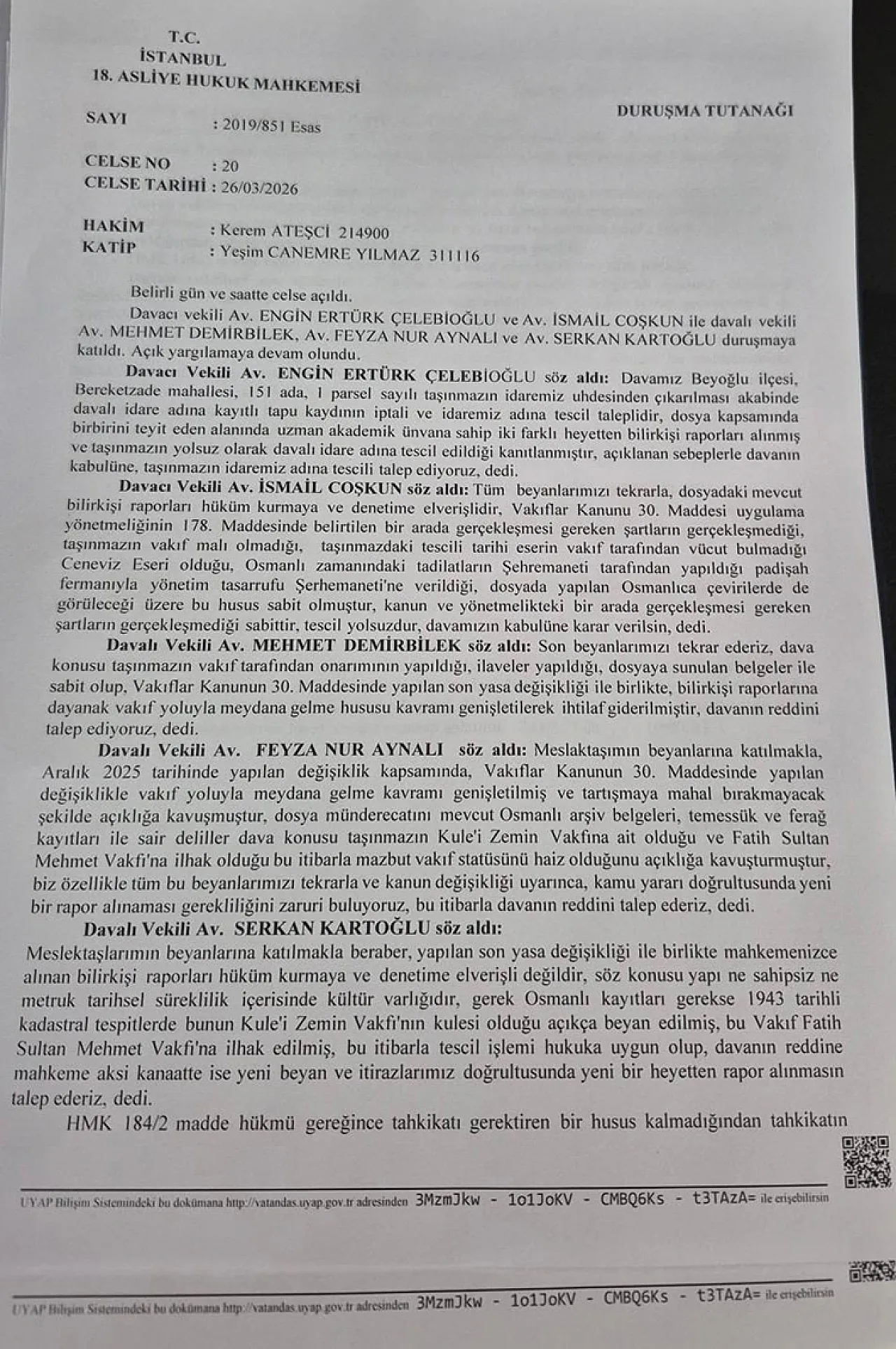 Galata Kulesi'nin mülkiyetine ilişkin davada karar çıktı