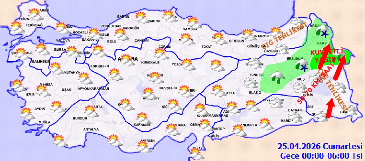 Meteoroloji genel müdürlüğü açıkladı: Karadeniz'de bugün hava nasıl olacak?