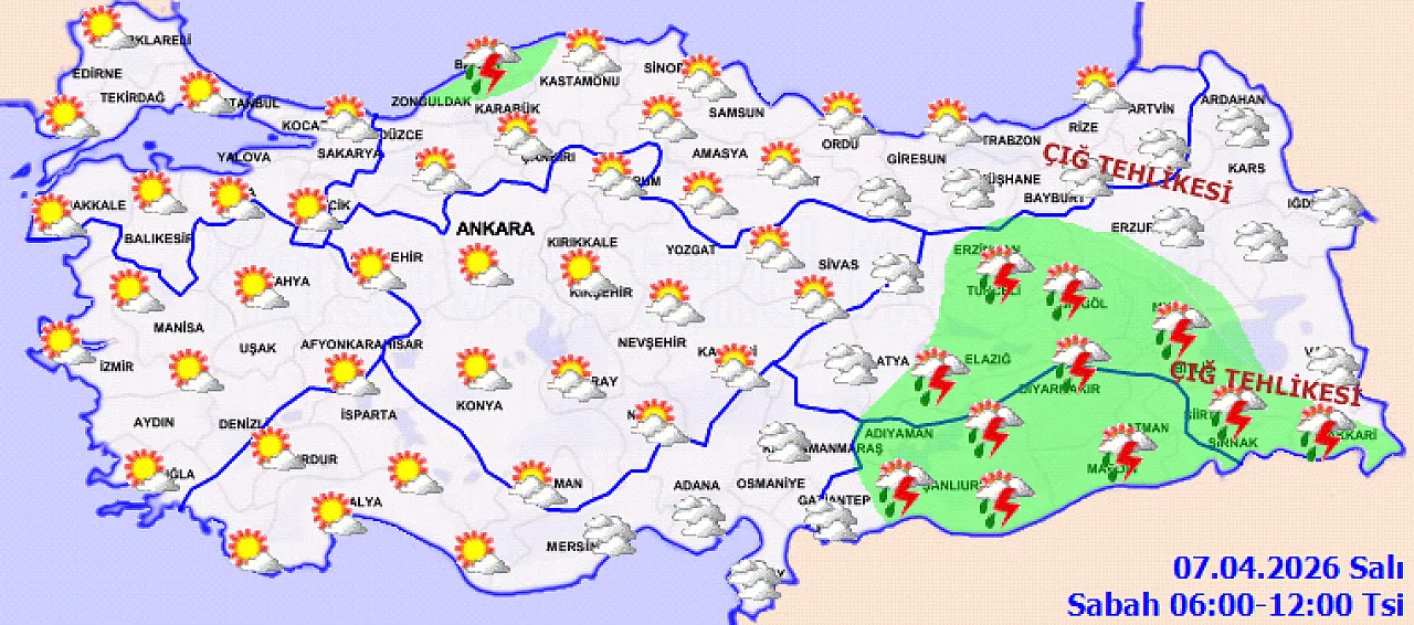 Meteoroloji'den Samsun'a sağanak uyarısı: Öğle saatlerine dikkat!