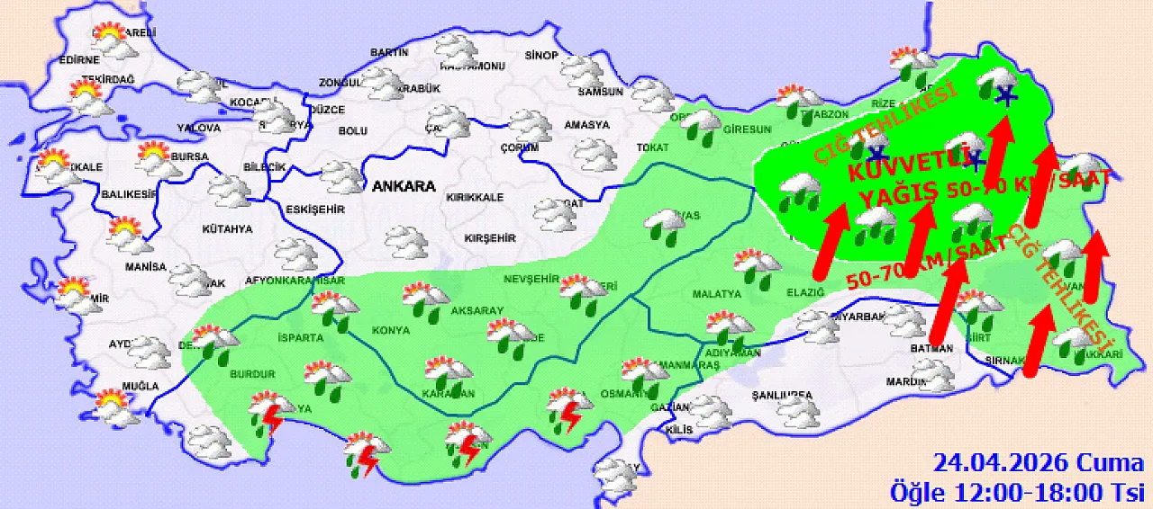 Meteoroloji genel müdürlüğü açıkladı: Karadeniz'de bugün hava nasıl olacak?