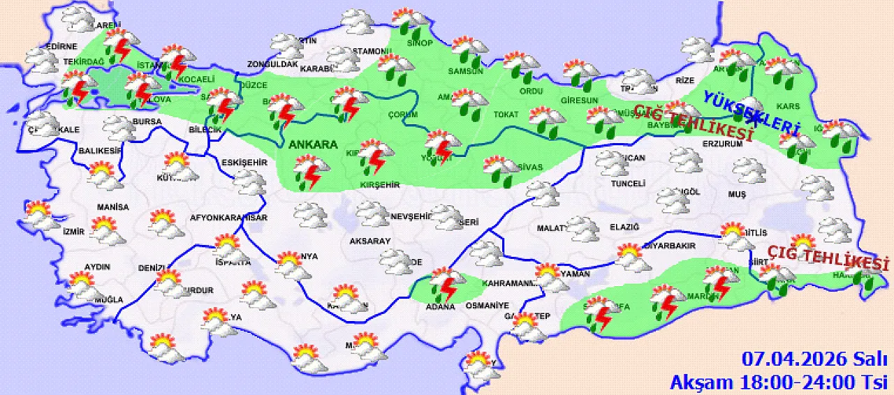 Meteoroloji'den Samsun'a sağanak uyarısı: Öğle saatlerine dikkat!