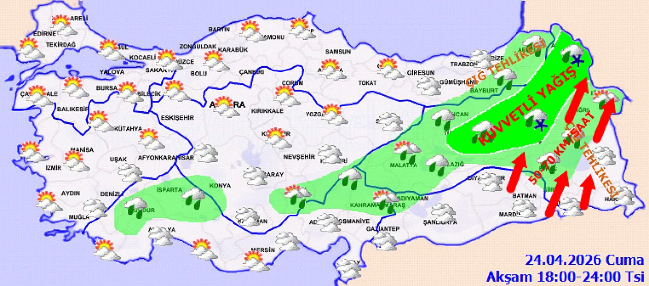 Meteoroloji genel müdürlüğü açıkladı: Karadeniz'de bugün hava nasıl olacak?