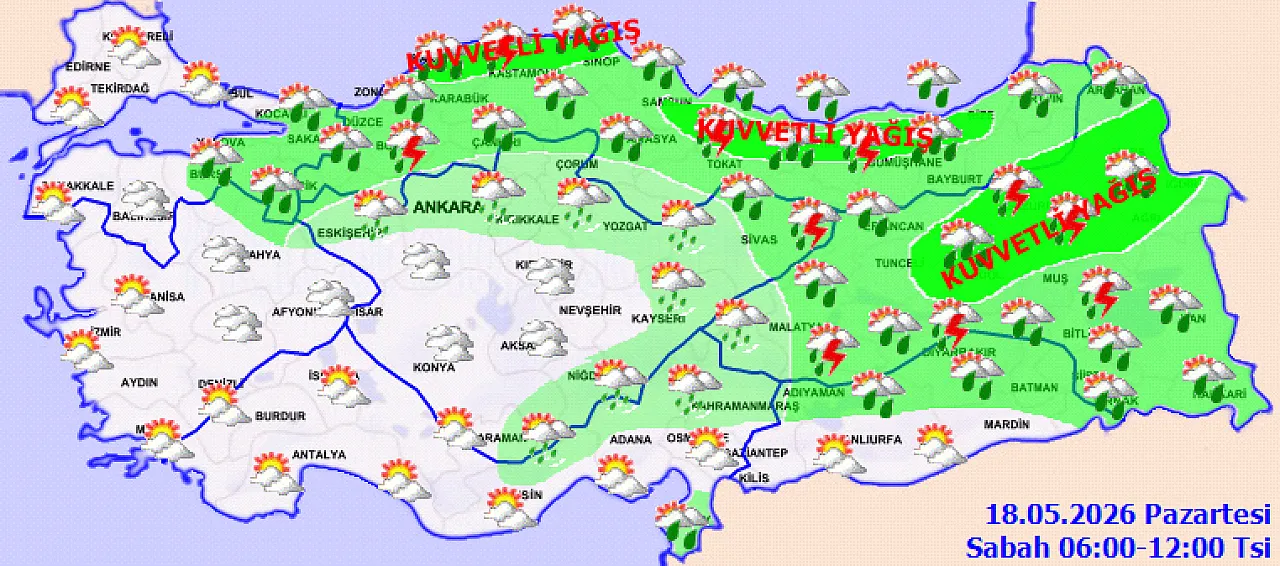 Meteoroloji uyardı: Karadeniz ve İç Anadolu'da sıcaklıklar düşüyor