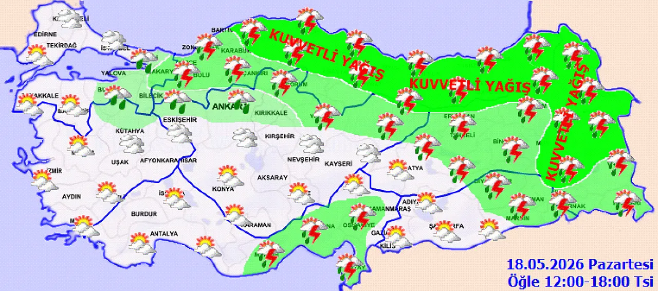 Meteoroloji uyardı: Karadeniz ve İç Anadolu'da sıcaklıklar düşüyor