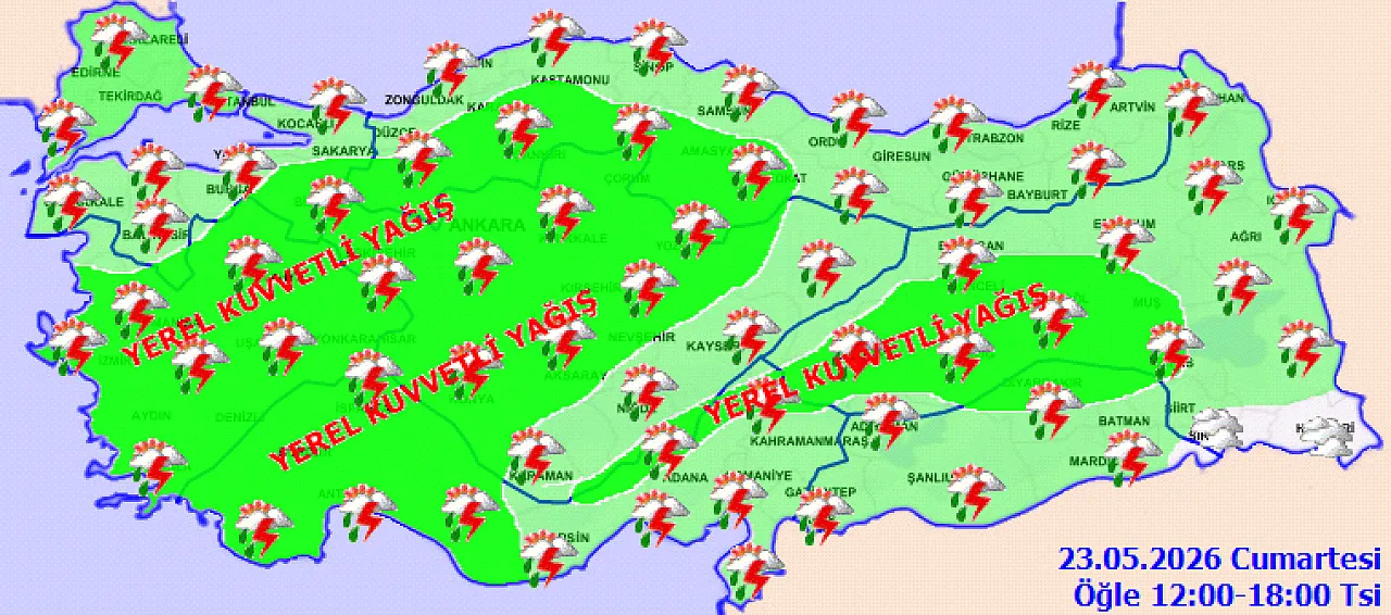 Meteoroloji uyardı: Kuvvetli yağış geliyor!