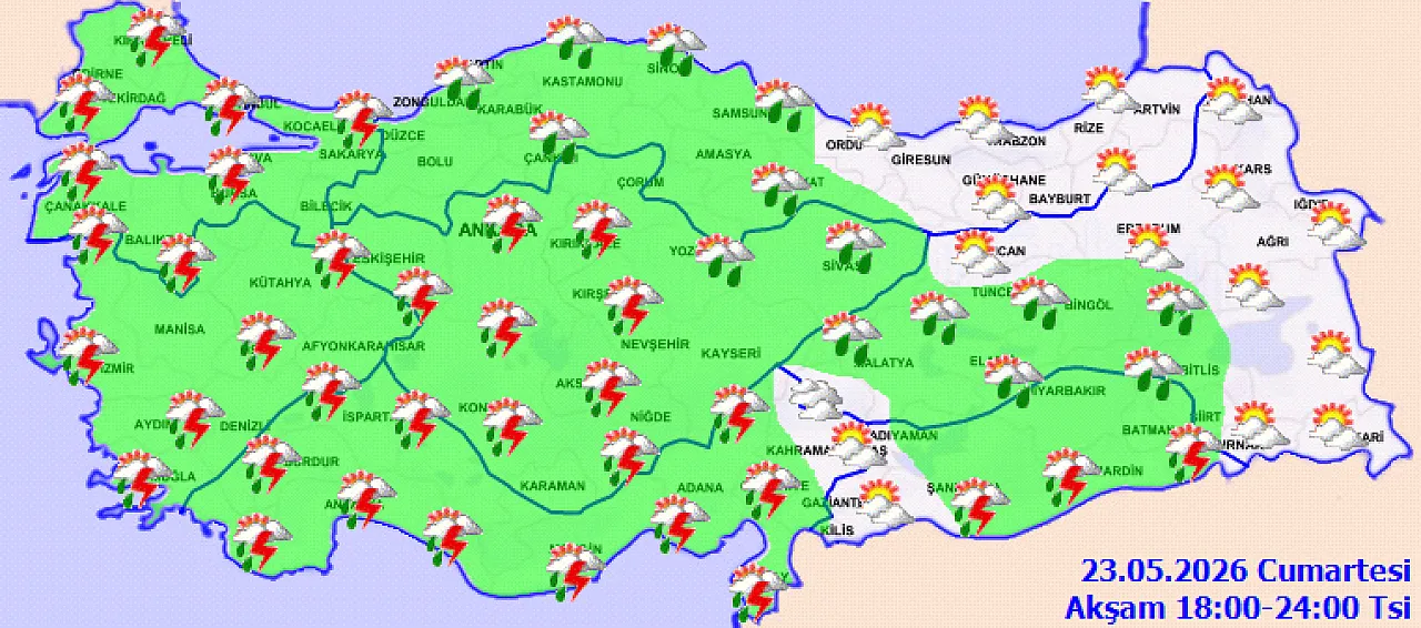 Meteoroloji uyardı: Kuvvetli yağış geliyor!