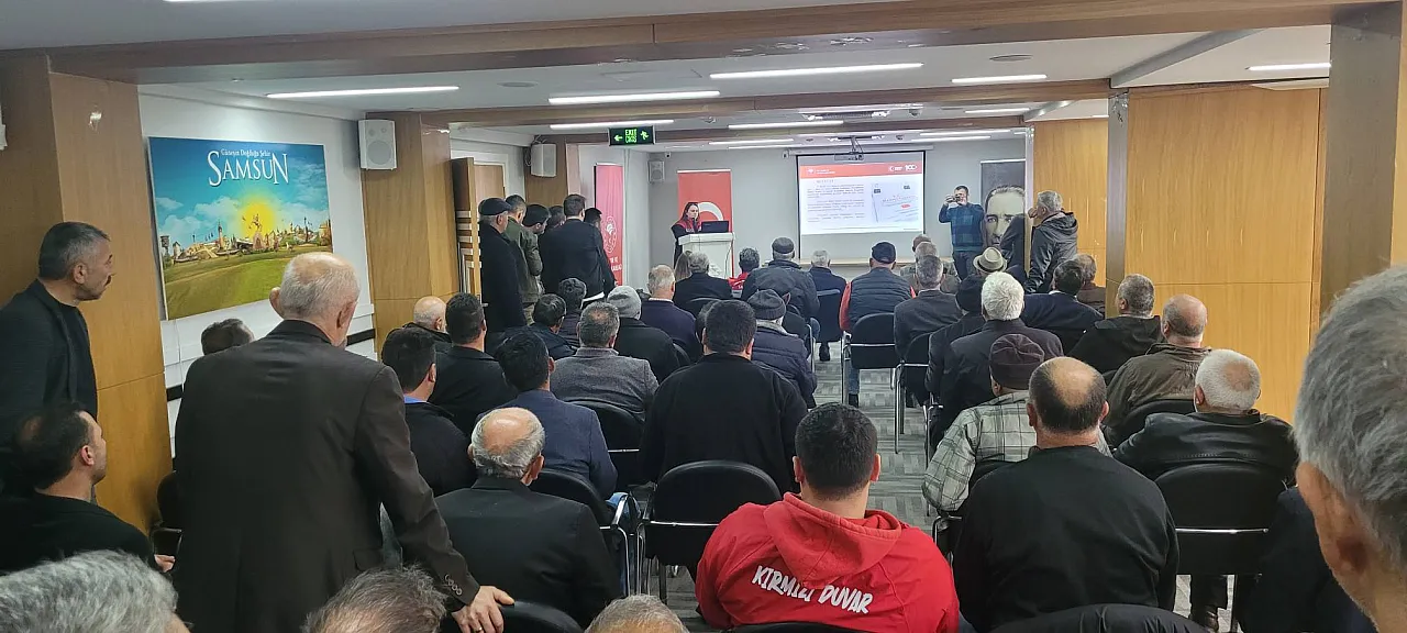 Salıpazarı'nda kırsal kalkınma destekleri anlatıldı