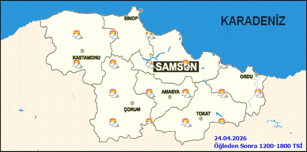Meteoroloji genel müdürlüğü açıkladı: Karadeniz'de bugün hava nasıl olacak?