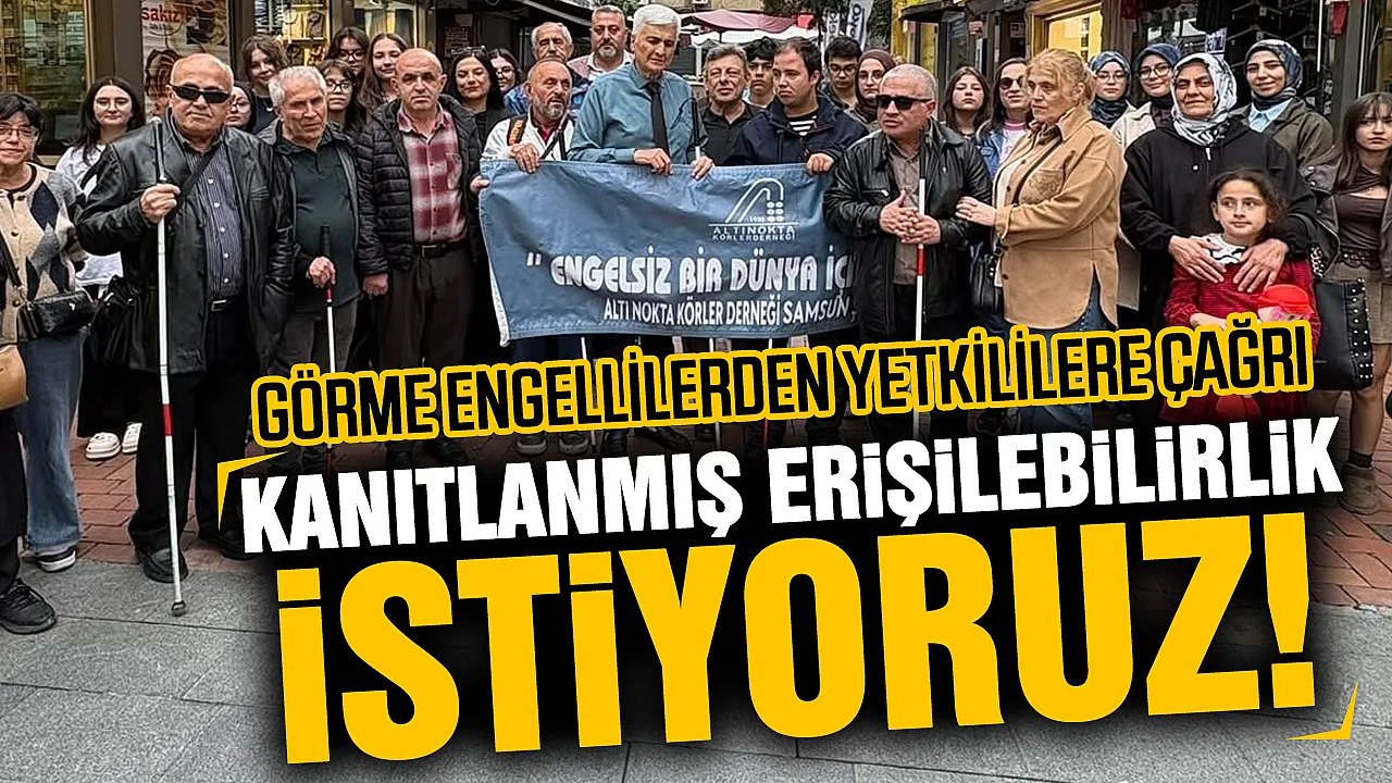 Beyaz Baston Güvenlik Günü'nde erişilebilirlik çağrısı:'Eve kapanmak istemiyoruz