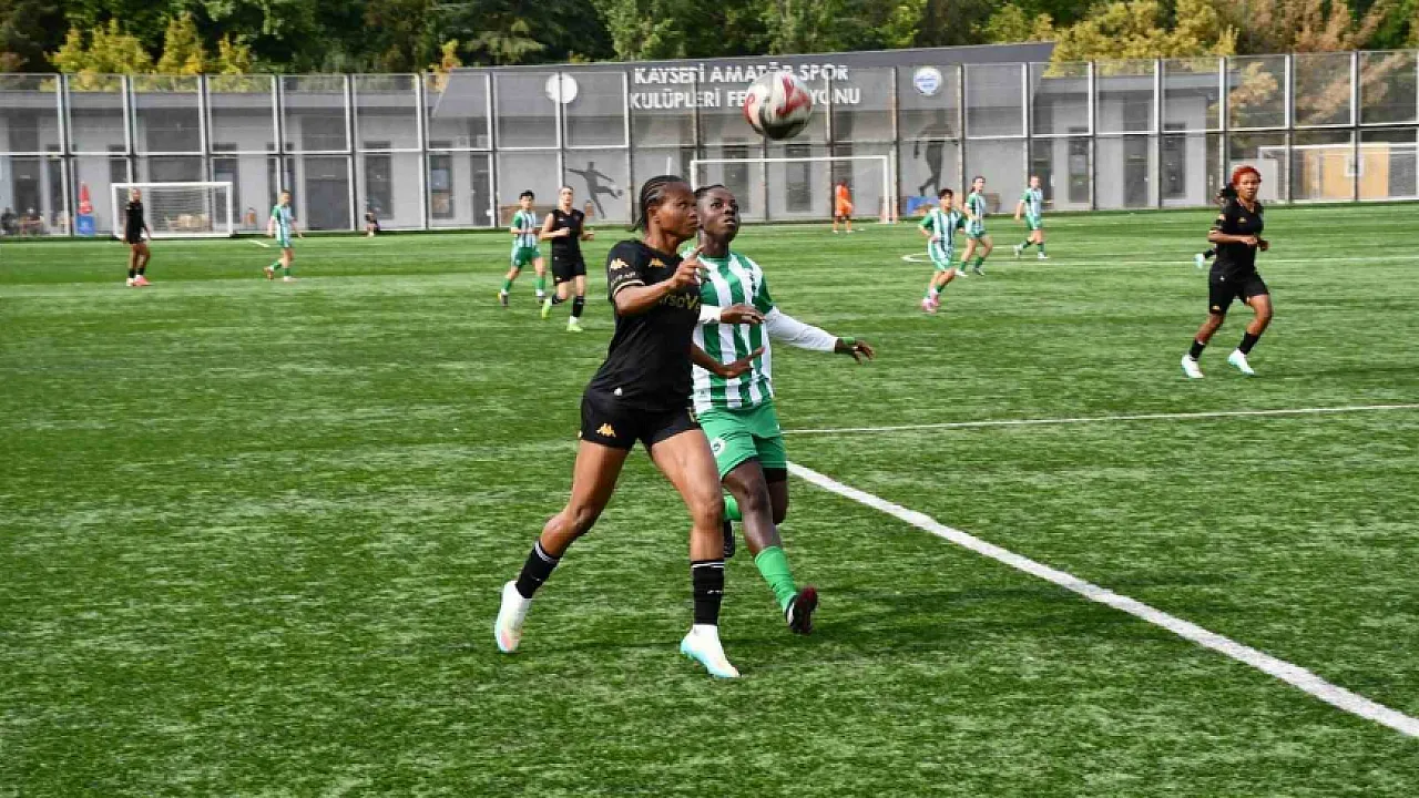 Kayseri Kadın FK, Şile Bilgidoğa'yı 7-0 mağlup etti