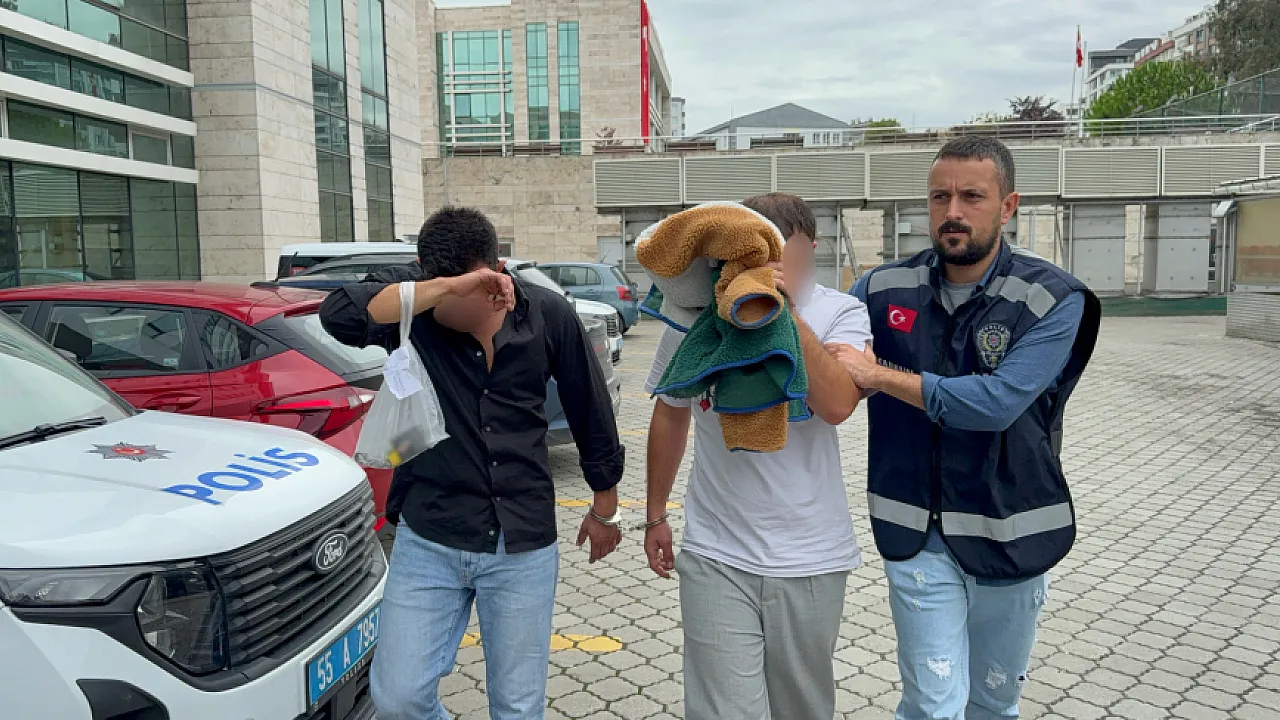 Samsun'da uyuşturucu operasyonunda 2 şüpheli yakalandı