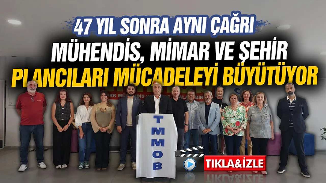 TMMOB Samsun İl Koordinatörü Akın Ömür’den 19 Eylül mesajı