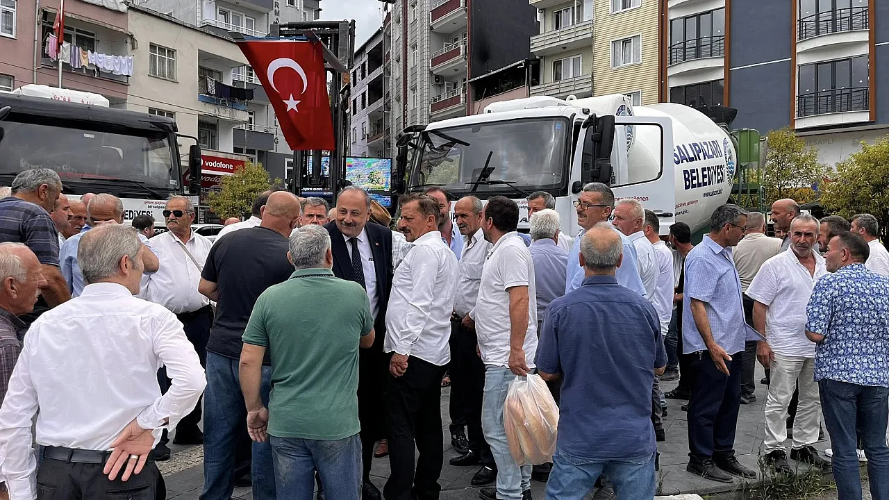 Salıpazarı Belediyesi araç filosunu güçlendirdi